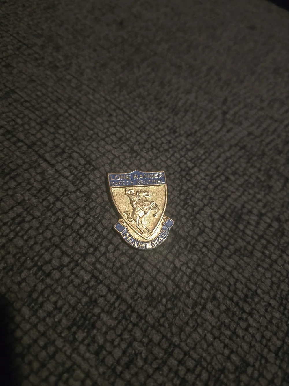 1938 Lone Ranger Safety Sentinel Pin